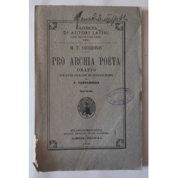 Libro antico Pro Archia...
