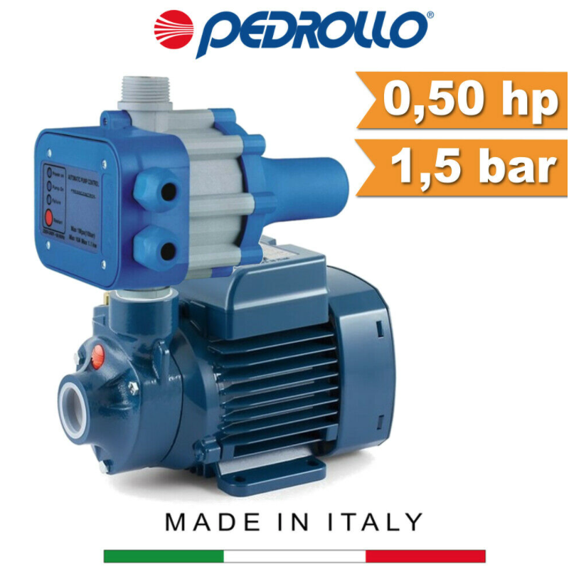 Pompa + presscontrol 1,5 bar 0,50 hp Pedrollo PKM60 autoclave
